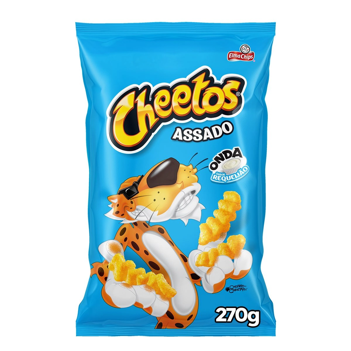 Salgadinho De Milho Onda Requeijão Elma Chips Cheetos Pacote 270g