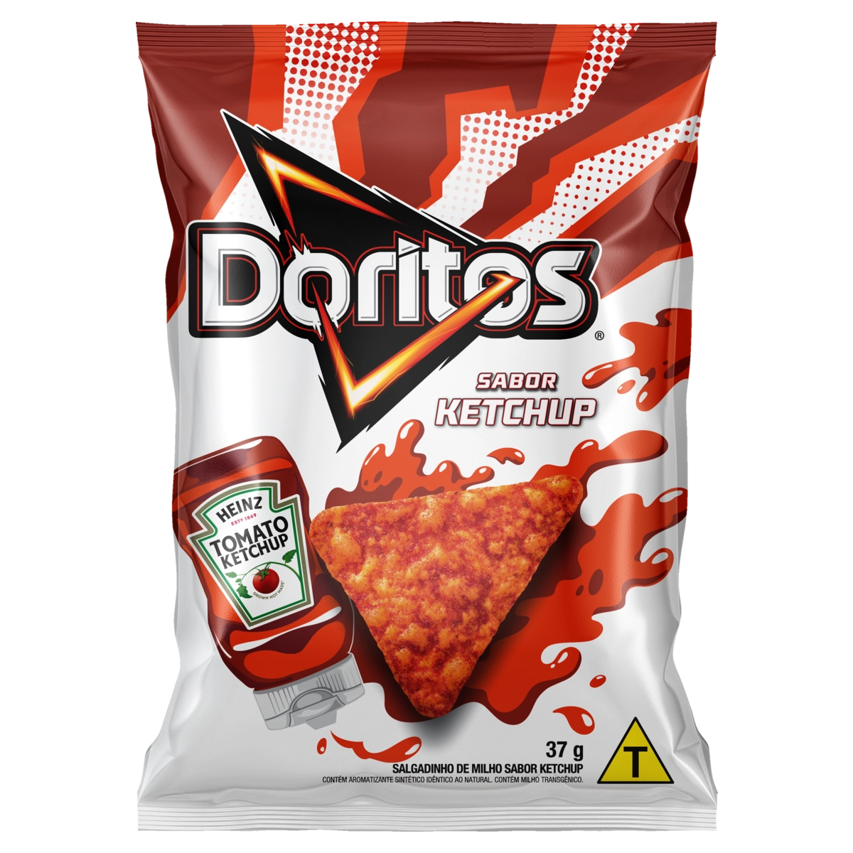 Salgadinho De Milho Ketchup Doritos Pacote 37g