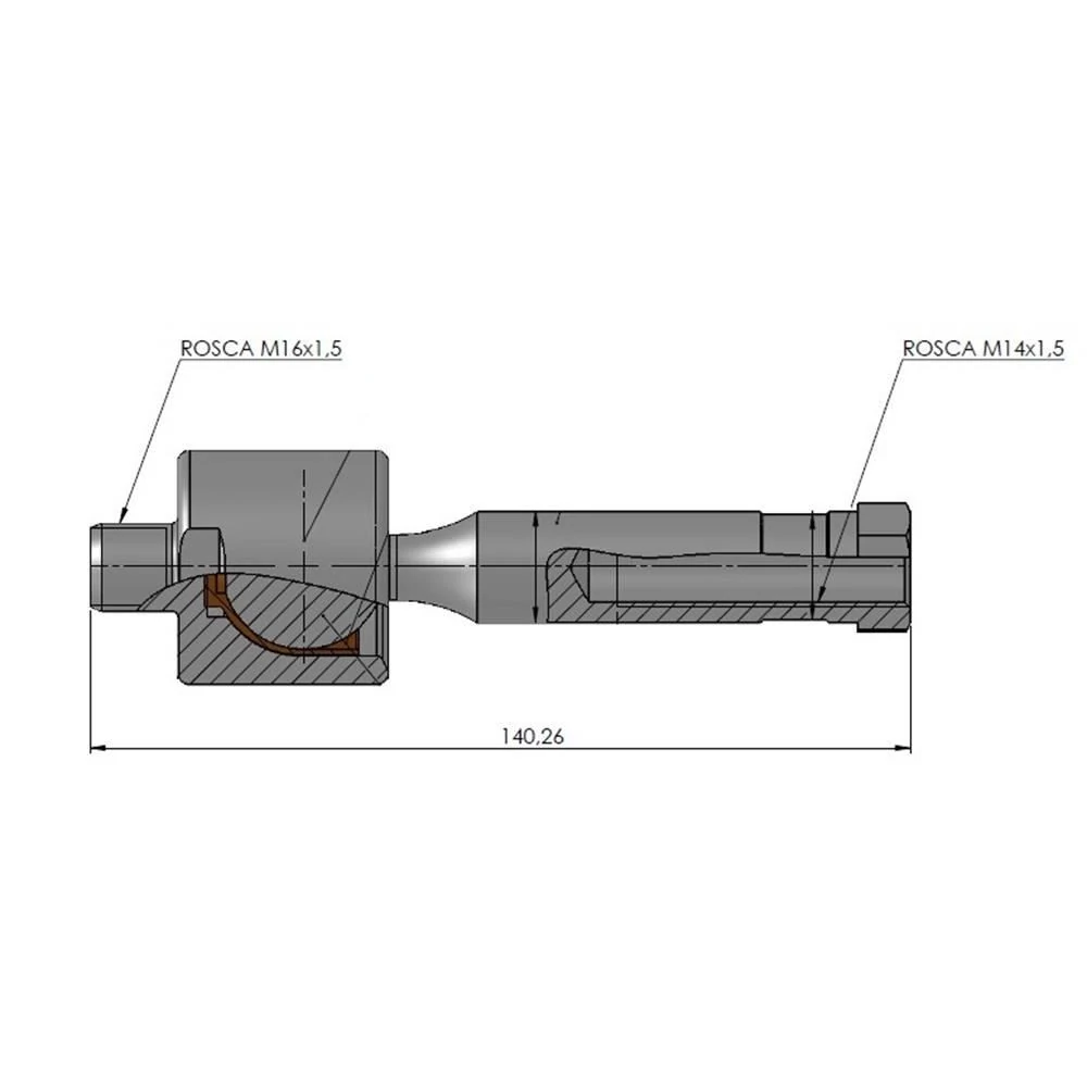 Articulação Axial Direção Hidráulica - NAKATA N99010