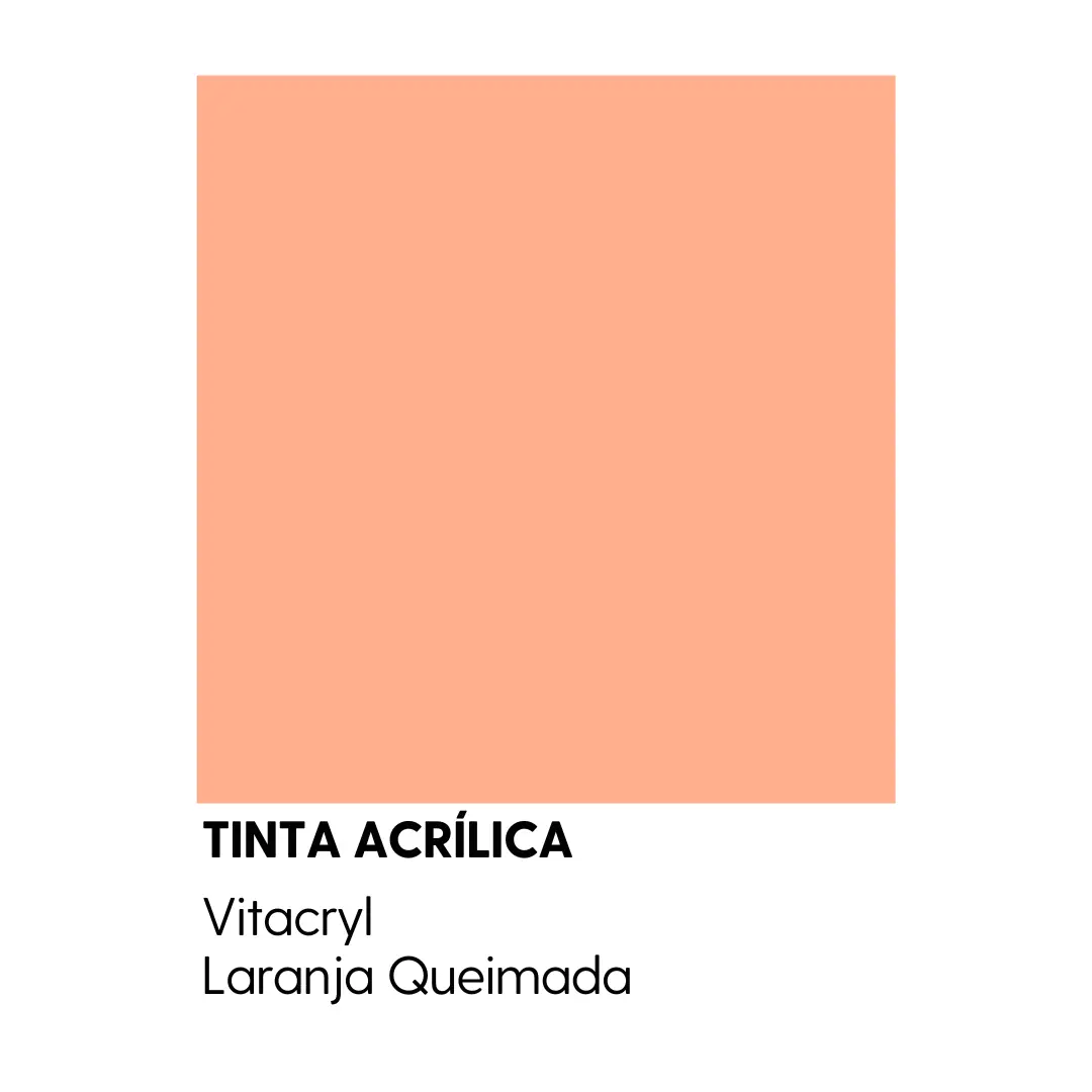 Tinta Emborrachada Acetinada Laranjas - Laranja Queimada - 3 6 Lts