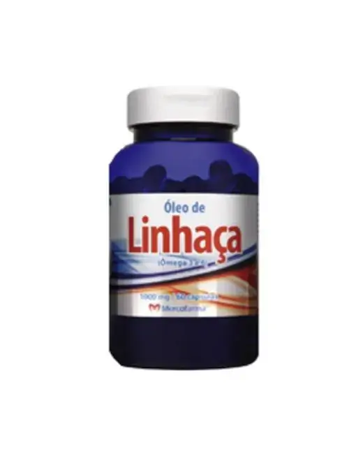 óleo De Linhaça 60 Cápsulas Mercofarma