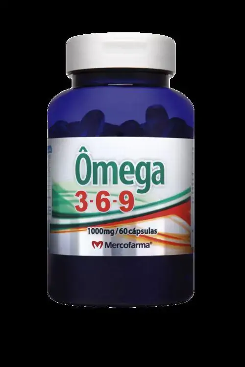 ômega 3 6 9 1000mg 60 Cápsulas Mercofarma