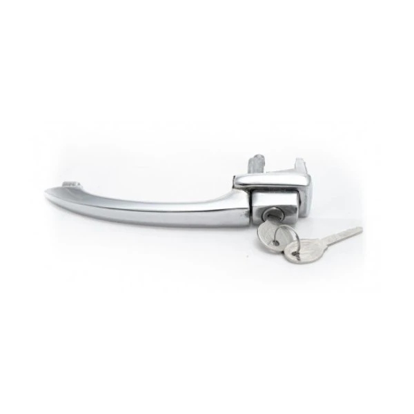 Maçaneta Externa VOLKSWAGEN FUSCA Cromada com Chave - DISK BOR F084420113