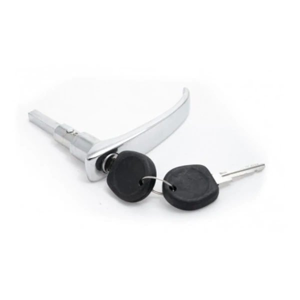 Maçaneta Externa da Porta Central VOLKSWAGEN KOMBI Cromada com Chave - DISK BOR F087120293