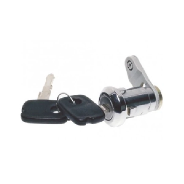 Cilindro de Fechadura da Porta CHEVROLET - GM CHEVETTE Lado Direito Cromado com Chave - DISK BOR F177740114