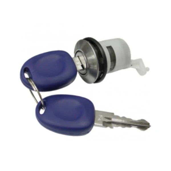 Cilindro de Fechadura da Porta FIAT UNO Lado Esquerdo com Chave - DISK BOR F183570299