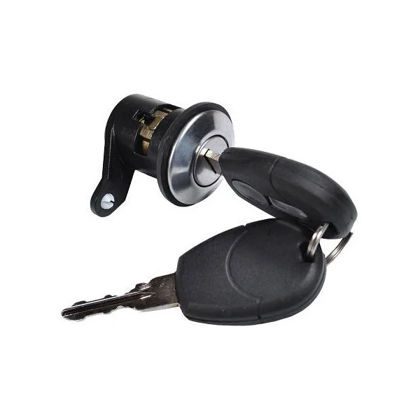 Cilindro de Fechadura da Porta Dianteira FIAT FIORINO/UNO Lado Esquerdo com Chave - DISK BOR F183770457