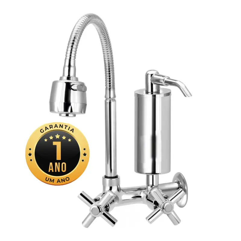 Torneira Gourmet Com Filtro Inmetro: Água Pura E Estilo Para Sua Cozinha!