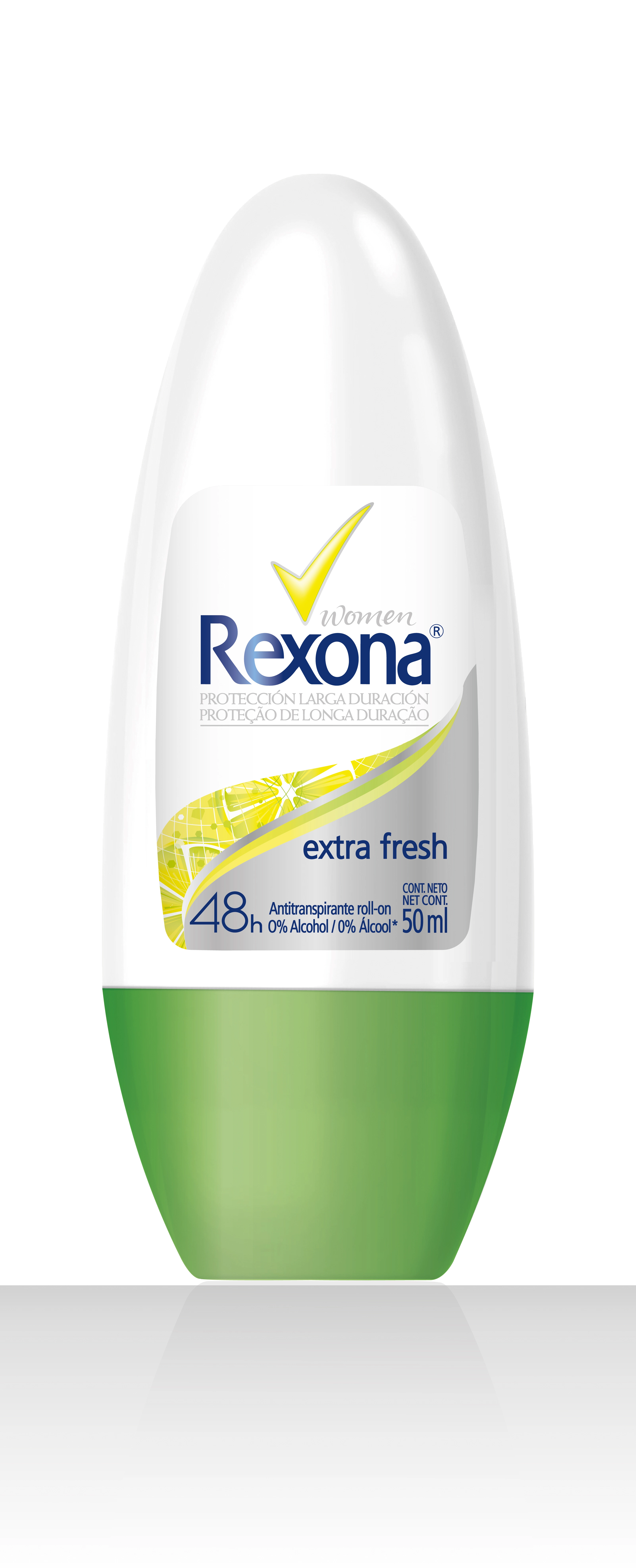 Desodorante Antitranspirante Roll On Rexona Women Extra Fresh 50ml