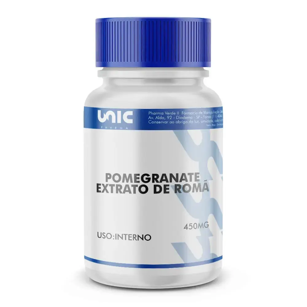 Pomegranate extrato de romã 450mg - 90 Cápsulas