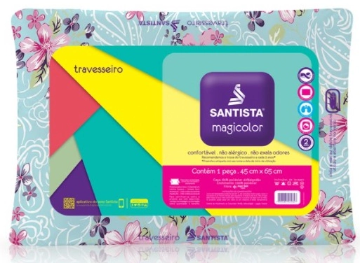 Travesseiro Santista Magicolor 45x65 Estamp Sorun