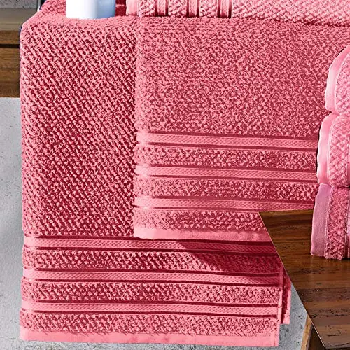 Toalha De Rosto Ouro 100 Algodão Sponge Rosa Santista