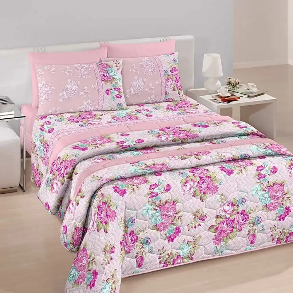 Jg.cama Santista Royal Plus Ana Casal Rose Un