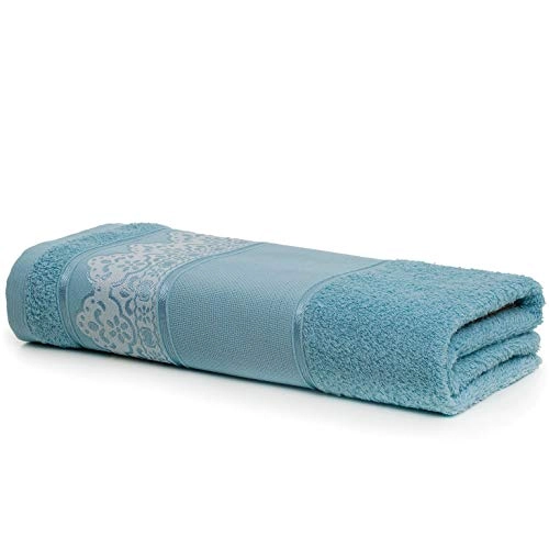 Toalha Jacquard Rosto Pinta E Borda 100 Alg Piscina