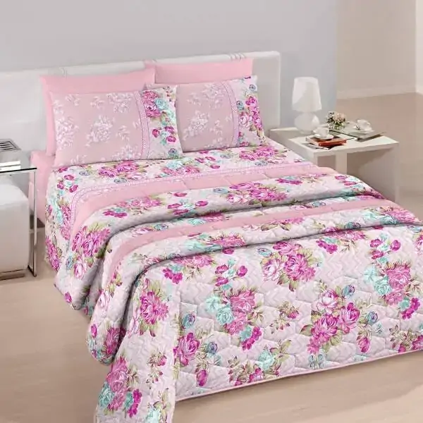 Edredom Santista Royal Plus Ana Solt. Rose Un