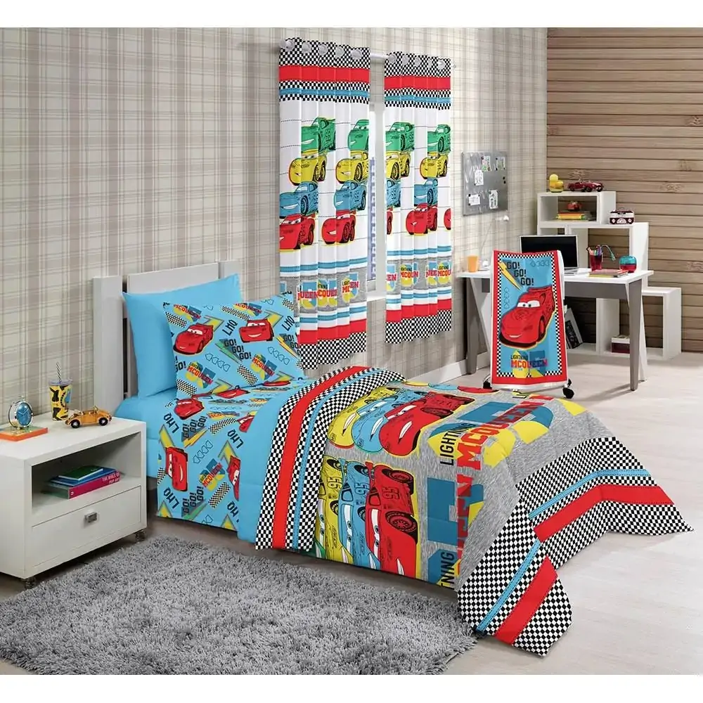 Lencol Santista Disney Light Cars Colorun