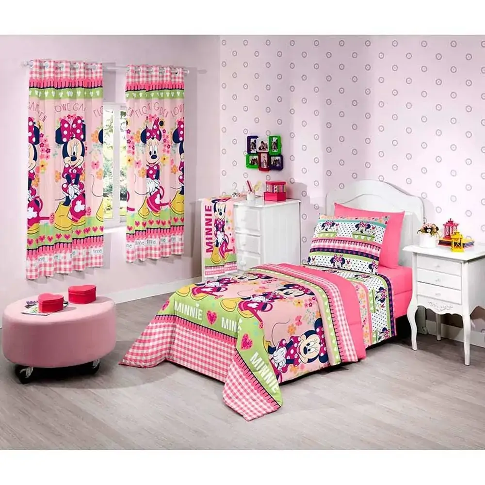 Lencol Santista Disney Light Minnie Floun