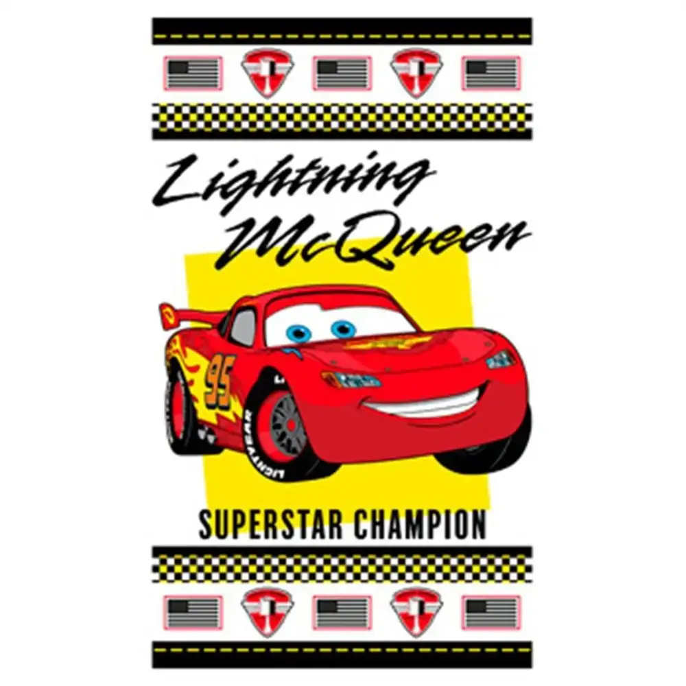 Toalha Estampada Banho Disney Cars Champions