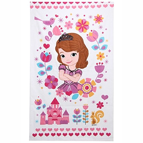 Toalha Banho Disney Light Sofia Heart