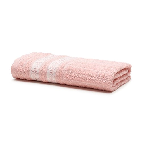 Toalha Jacquard Banho Santista Prata 100 Alg Salmao