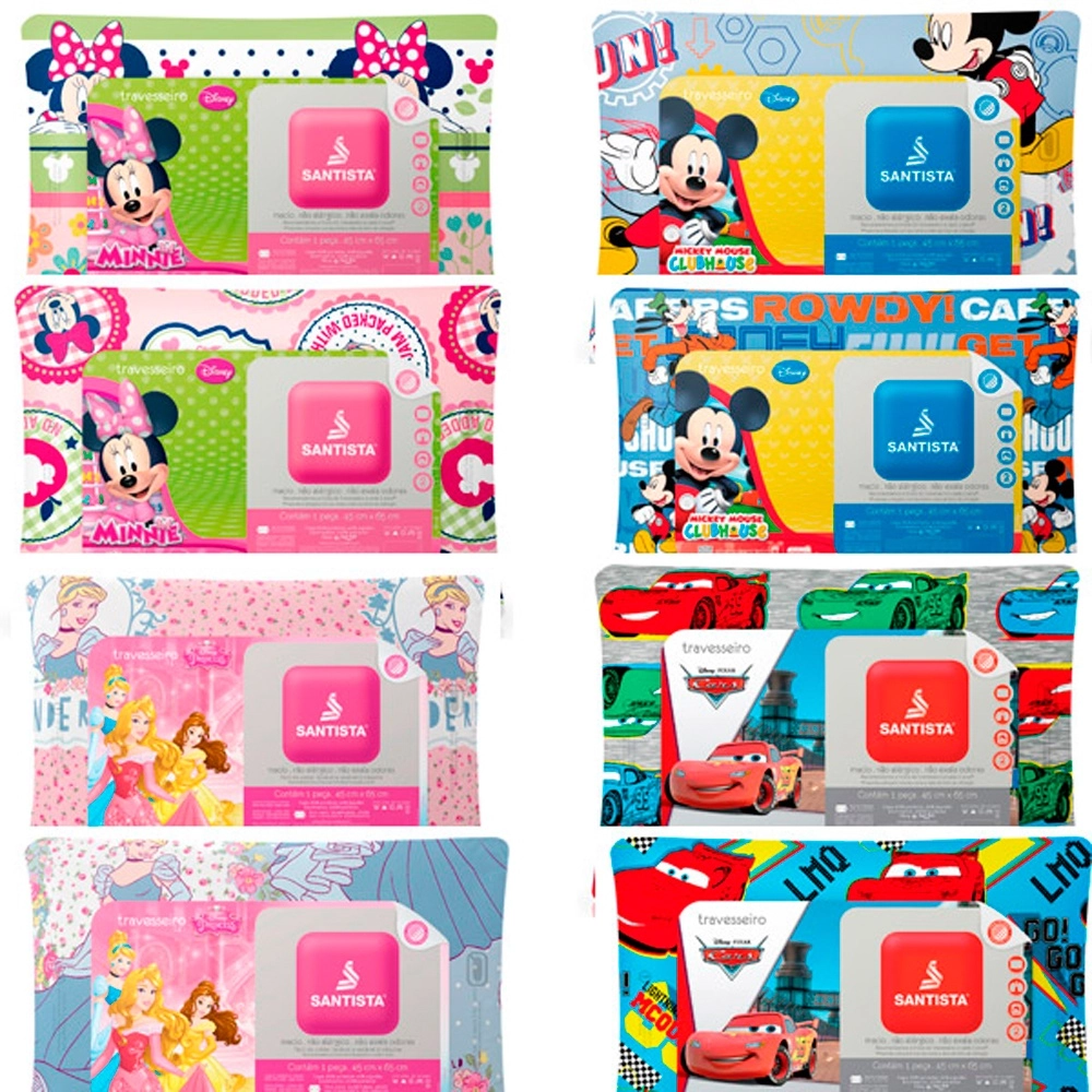 Travesseiro Disney Personagens 1 Unid