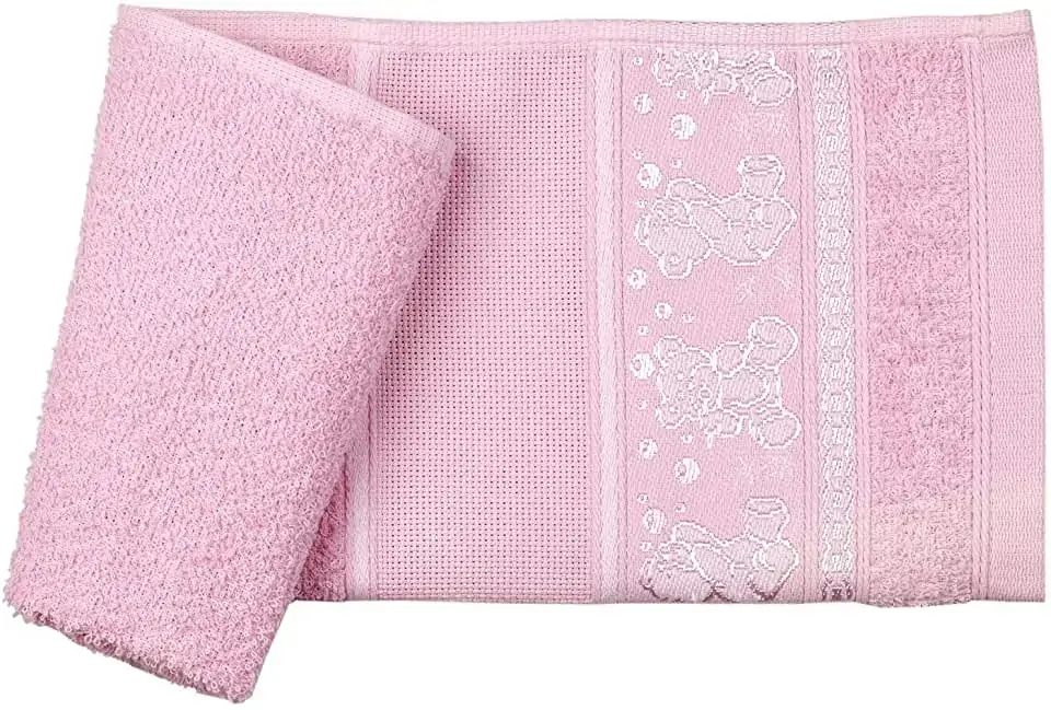 Toalha Jacquard Lavabo Pinta E Borda 100 Alg Teddy Rs