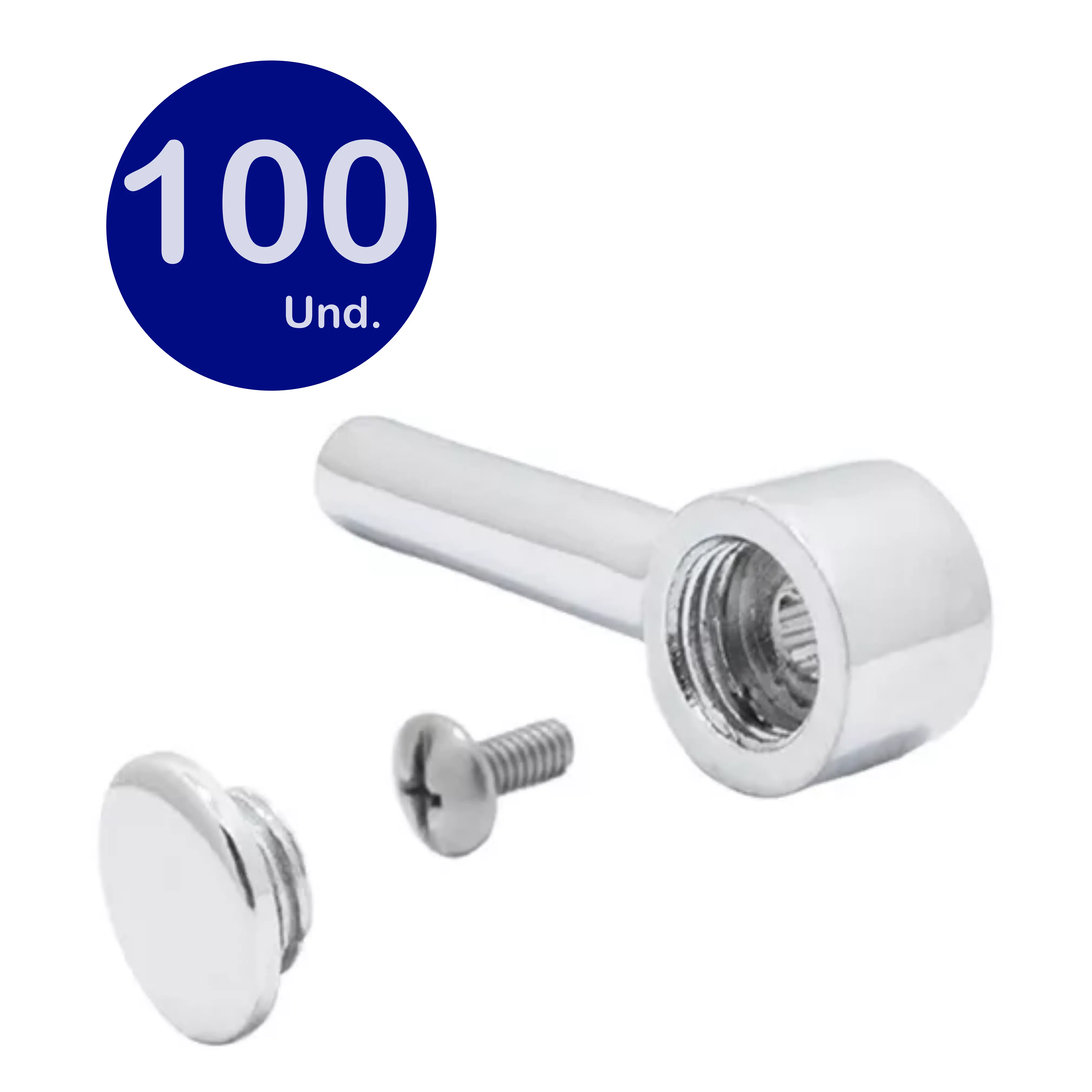 Kit  100 Volante Para Torneira Padrão Deca 16 Estrias C34 Reposição