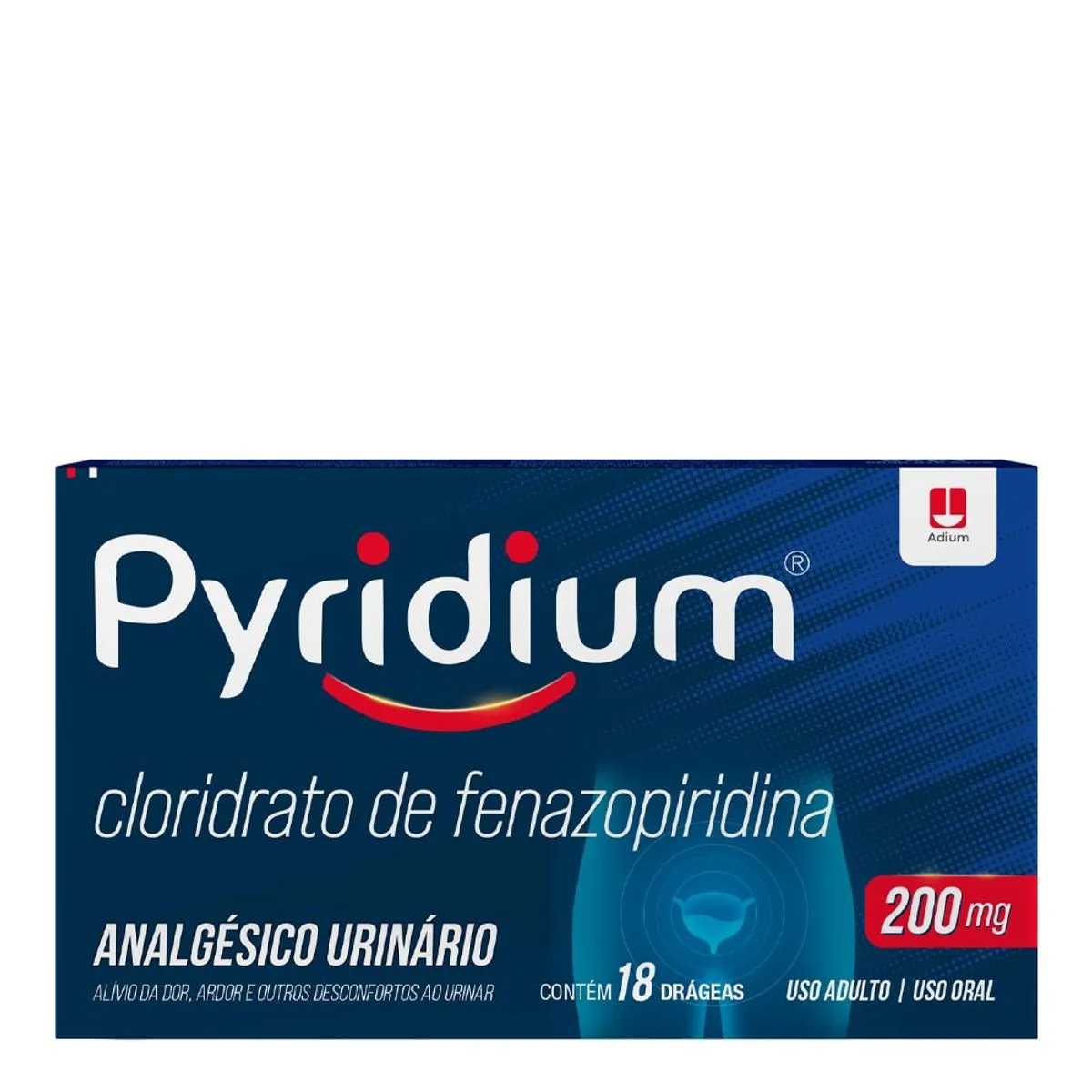 Pyridium com 18 Comprimidos de 200 Mg