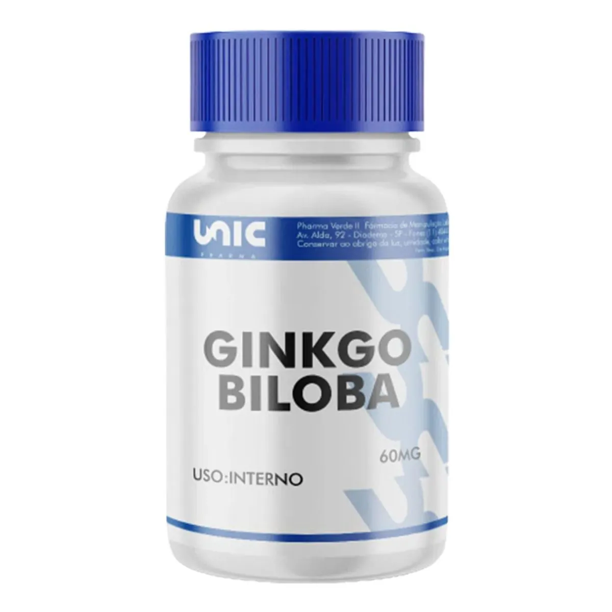 Ginkgo biloba 60mg 60 Cápsulas