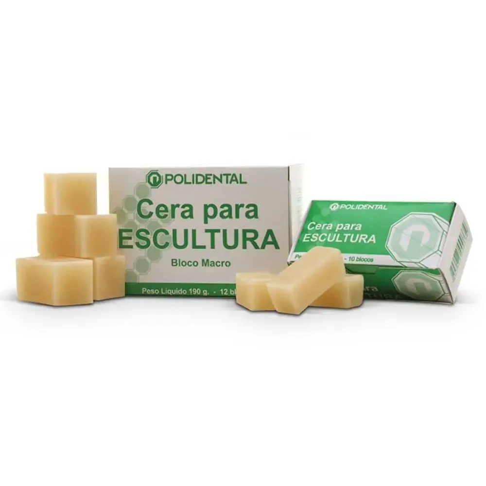 Cera Para Escultura Em Bloco 72g - Polidental