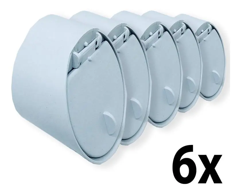 Kit 6 Válvula De Retenção Anti-rato Para Canos Pvc 3