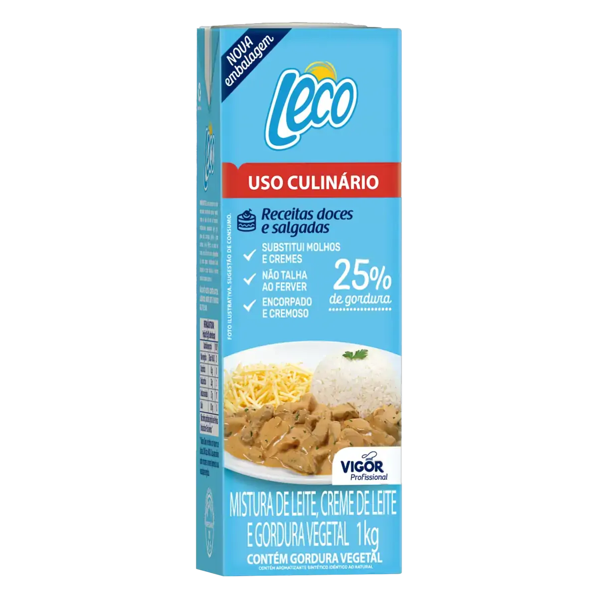 Creme Culinário Leco Caixa 1kg