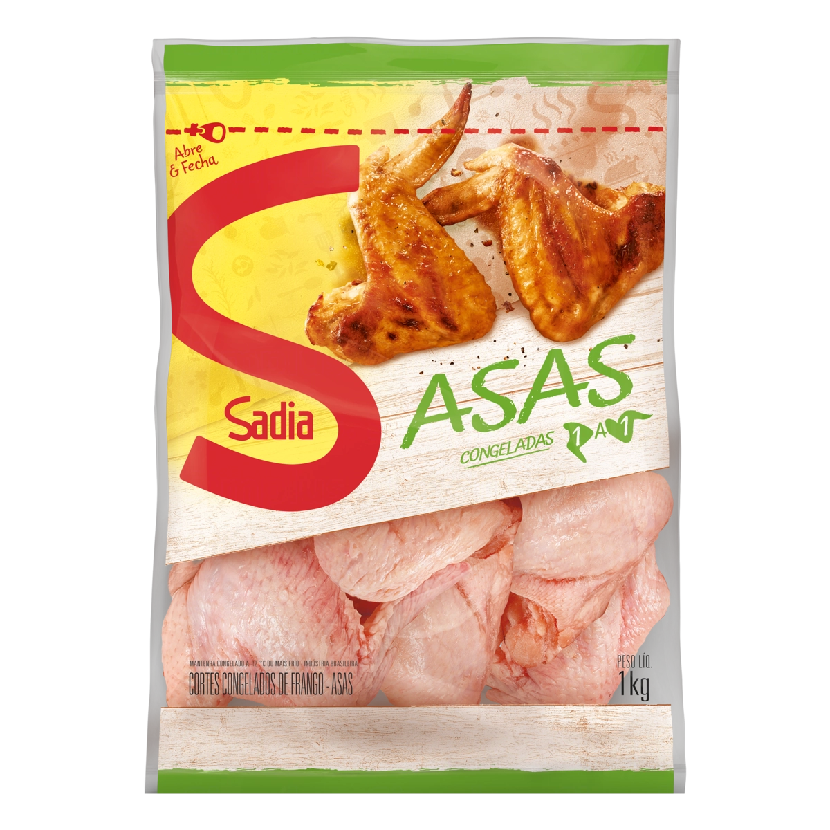 Asa De Frango Congelada Sadia 1kg