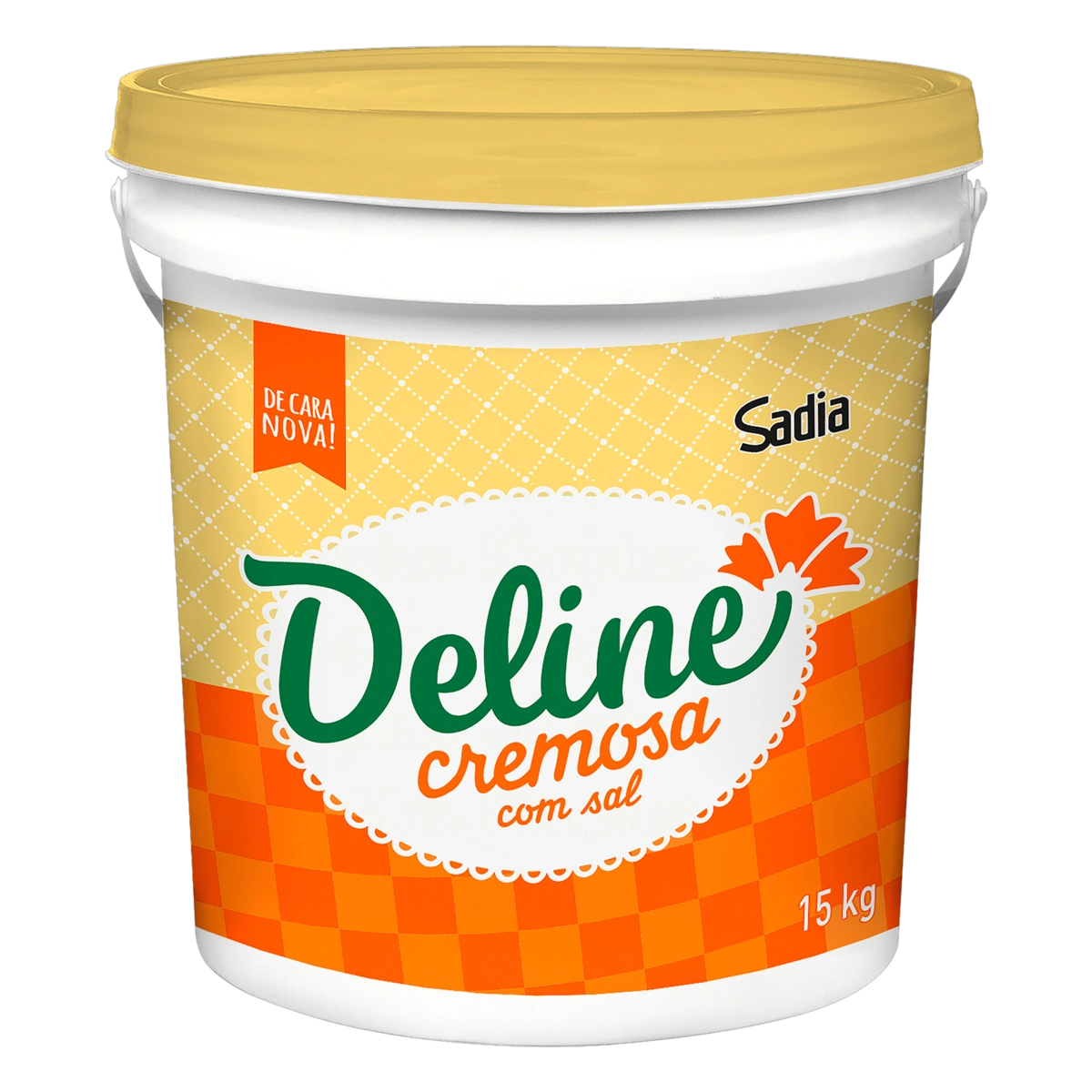 Margarina Cremosa Com Sal Deline Balde 15kg