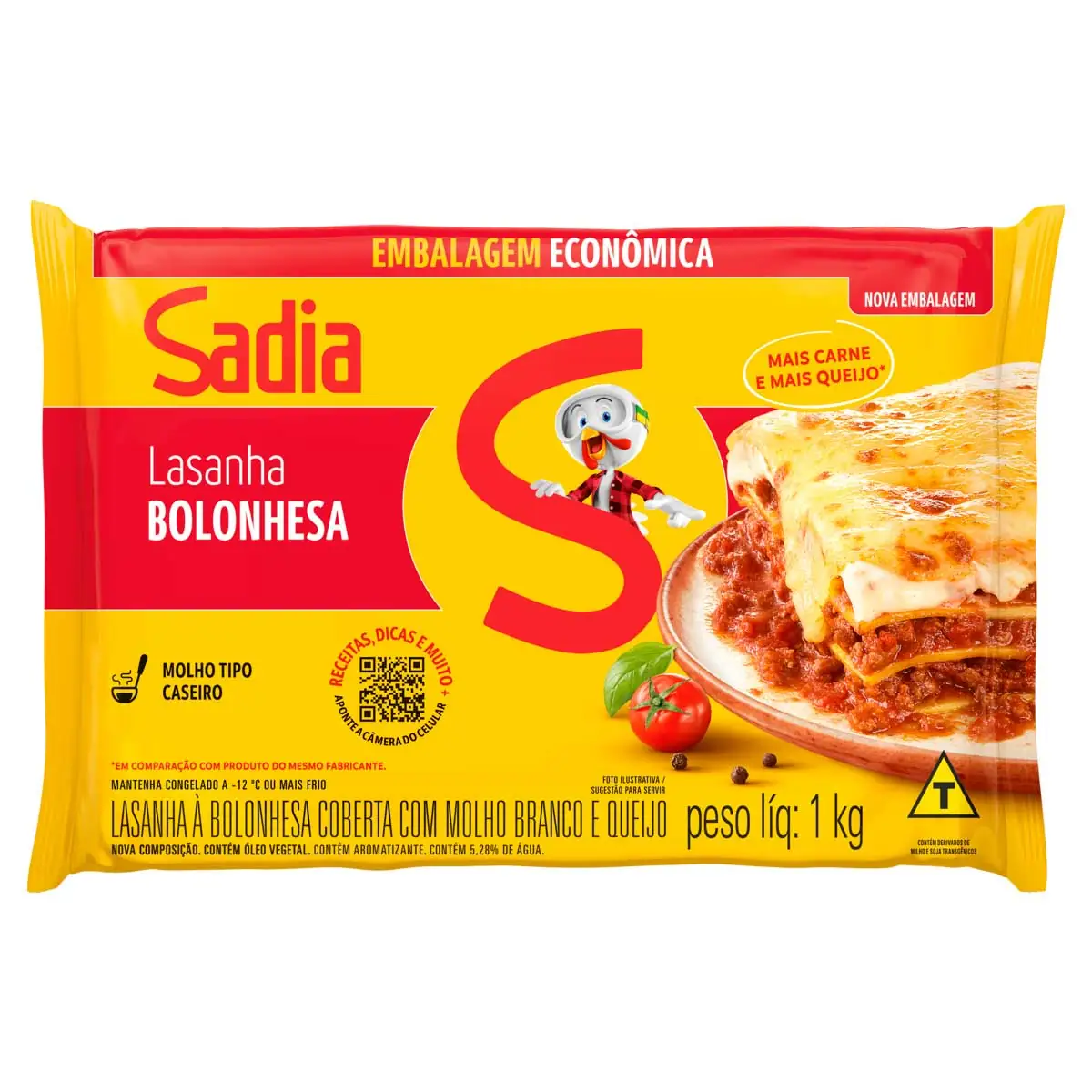 Lasanha à Bolonhesa Familiar SADIA 1kg