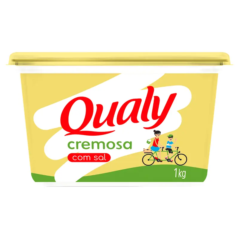 Margarina Cremosa com Sal Qualy 1Kg