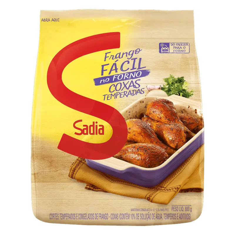 Coxa de Frango Temperado Sadia Fácil No Forno 800 g