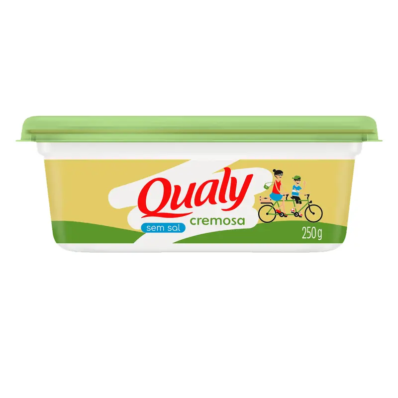 Margarina Cremosa sem Sal Qualy 250 g
