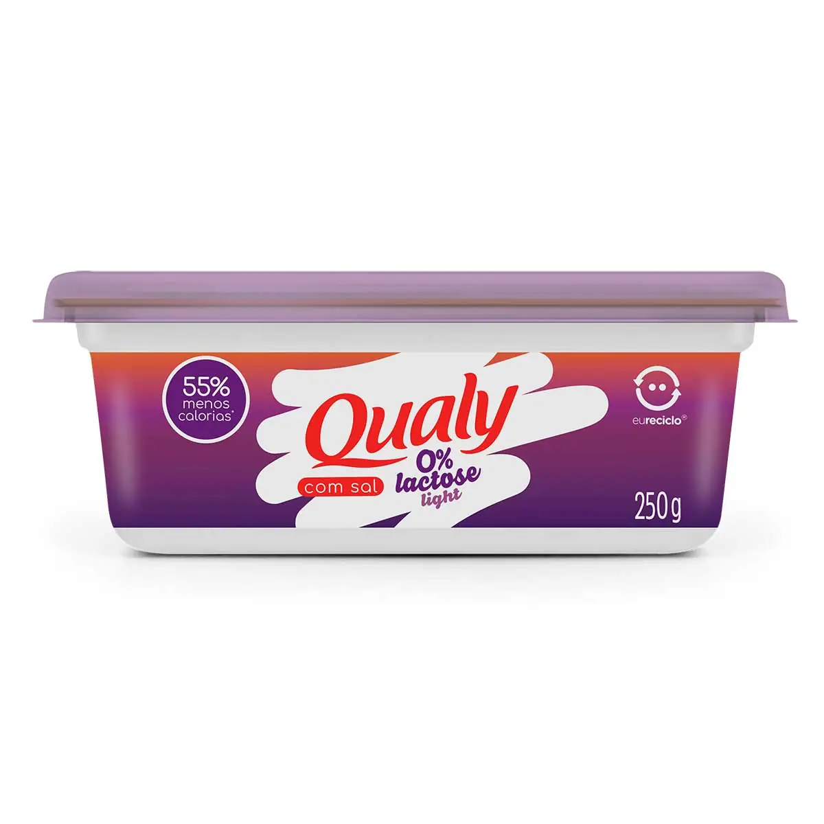 Margarina com Sal Light Zero Lactose QUALY Pote 250g