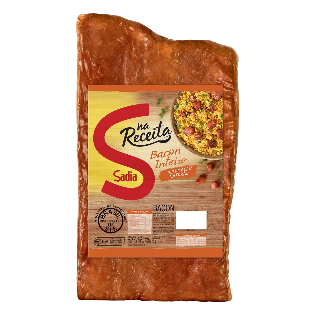 Bacon Inteiro Defumado Sadia