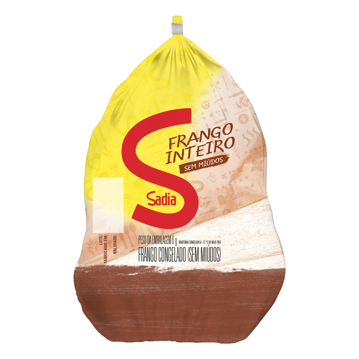 Frango Congelado Inteiro Sem Miúdos Sadia
