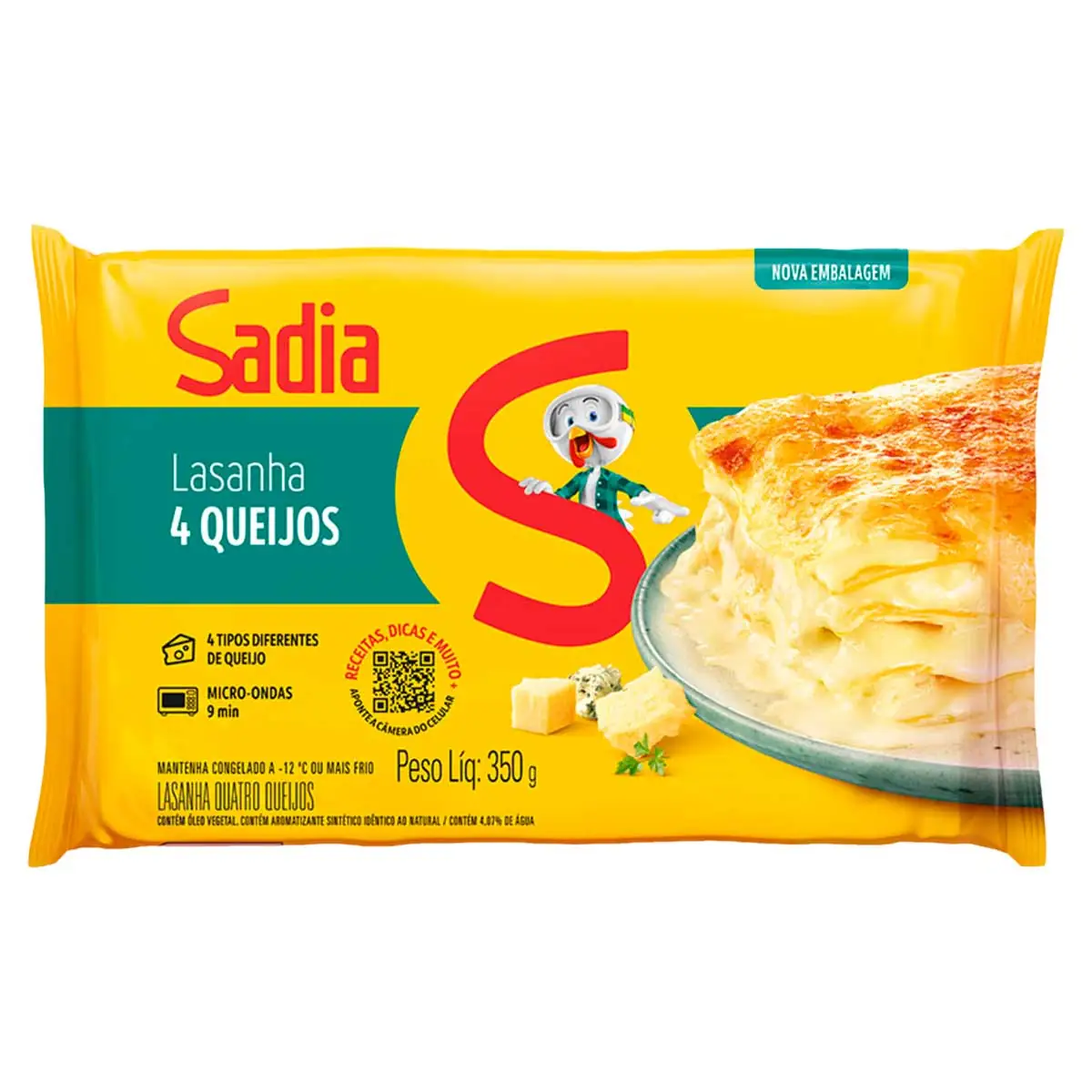 Lasanha 4 Queijos SADIA 350g