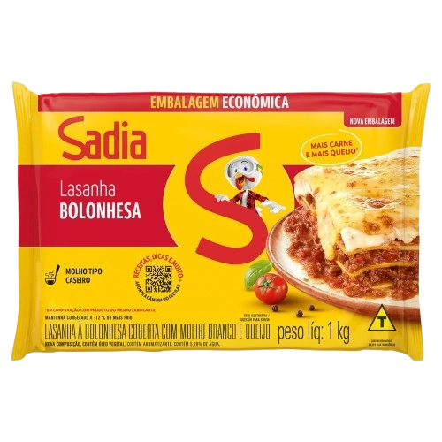 Lasanha Sadia 1kg Bolonhesa