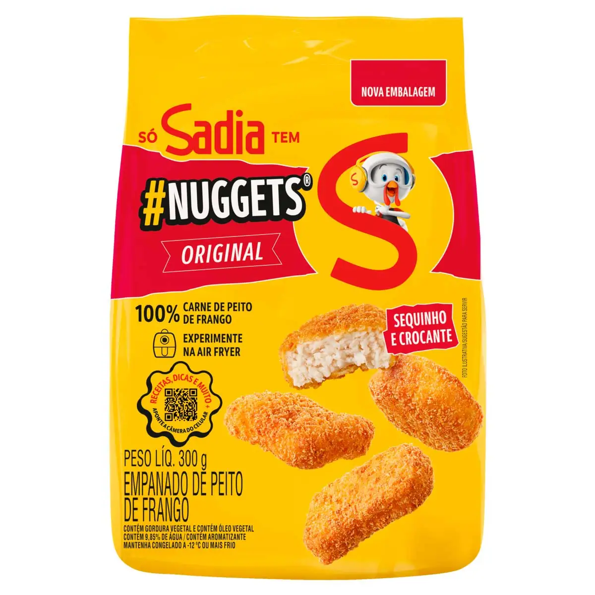 Nuggets de Frango Tradicional Sadia 300g