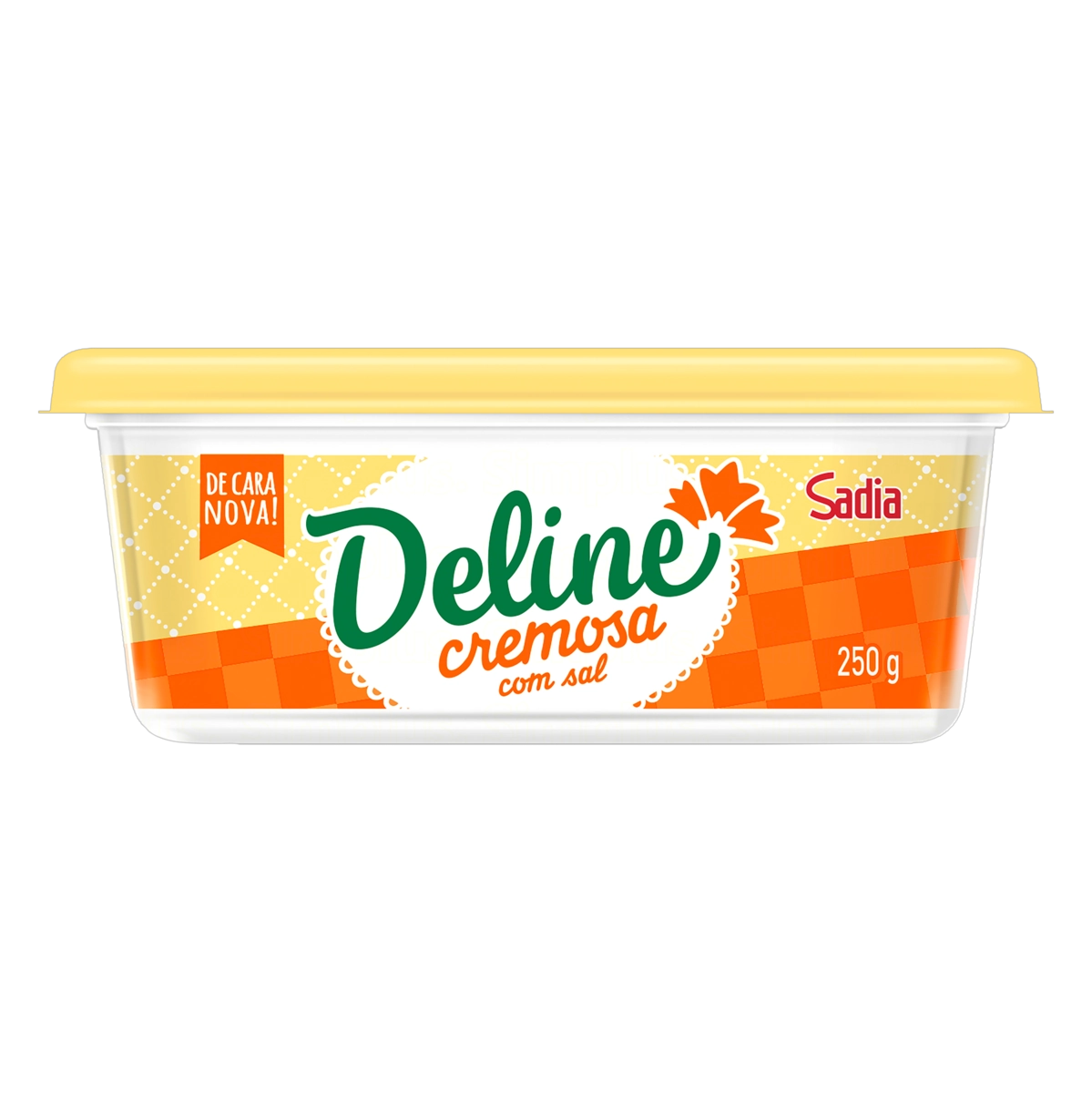Margarina Cremosa Com Sal Deline Pote 250g