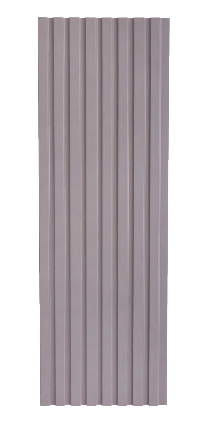 Painel Ripado Frieze Cinza 2750 X 455 X 9mm Caixa Com 4 Painéis - 5m2