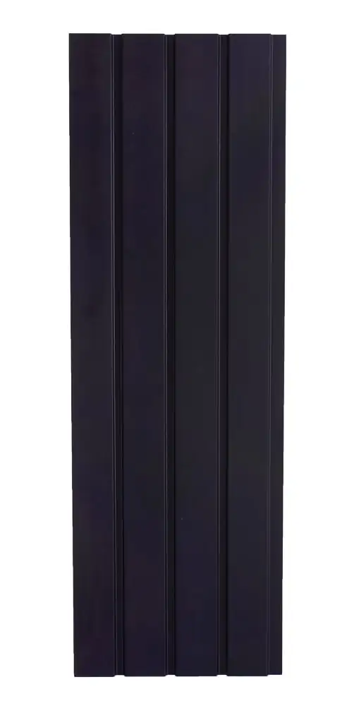 Painel Ripado-forro Lambri Preto 2750 X 455 X 9mm Caixa Com 4 Painéis - 5m2