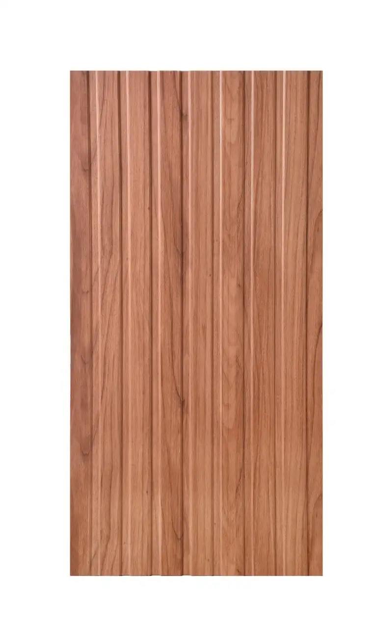 Painel Ripado Frieze Nogueira 2750 X 455 X 9mm Caixa Com 4 Painéis - 5m2