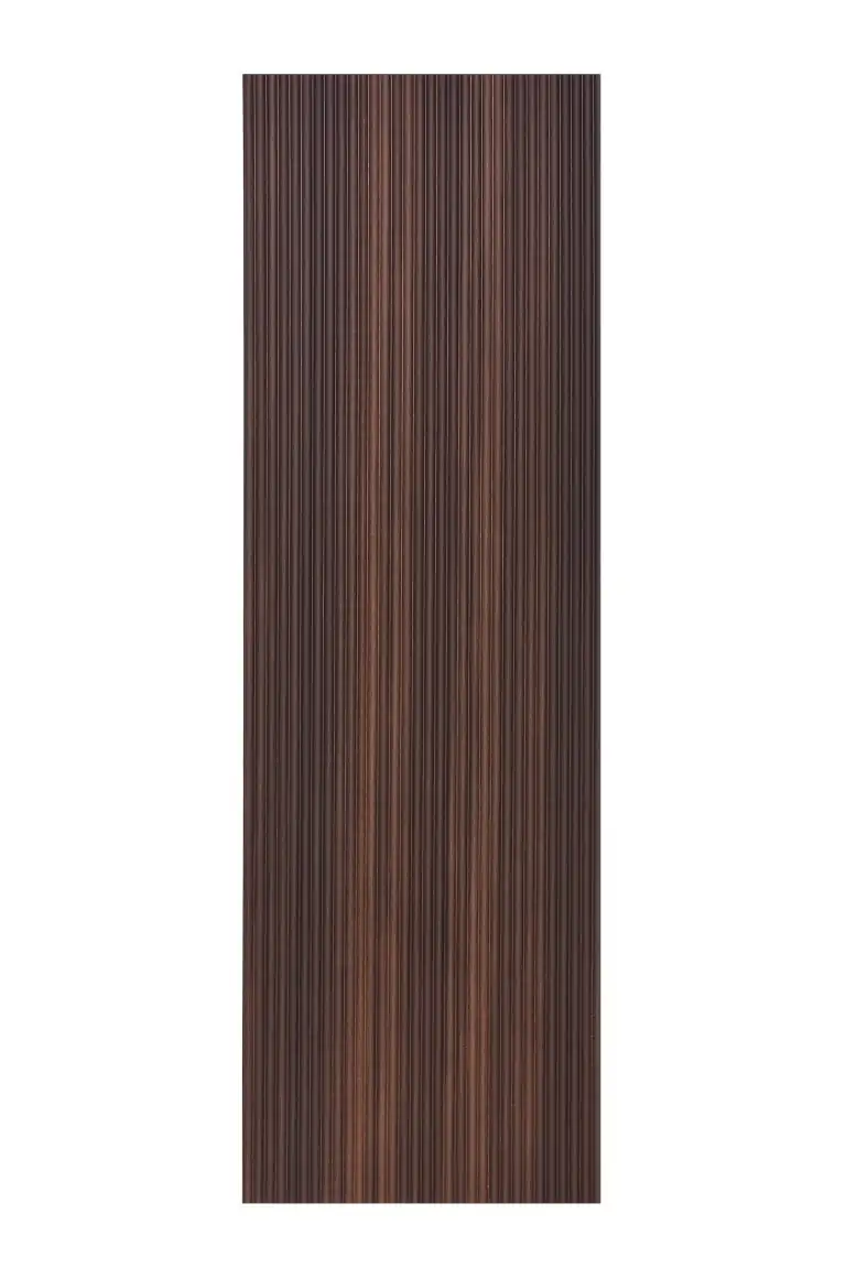 Painel Ripado Canelado-ondulado Tabaco 2750 X 445 X 9mm Caixa Com 4 Painéis - 5m2