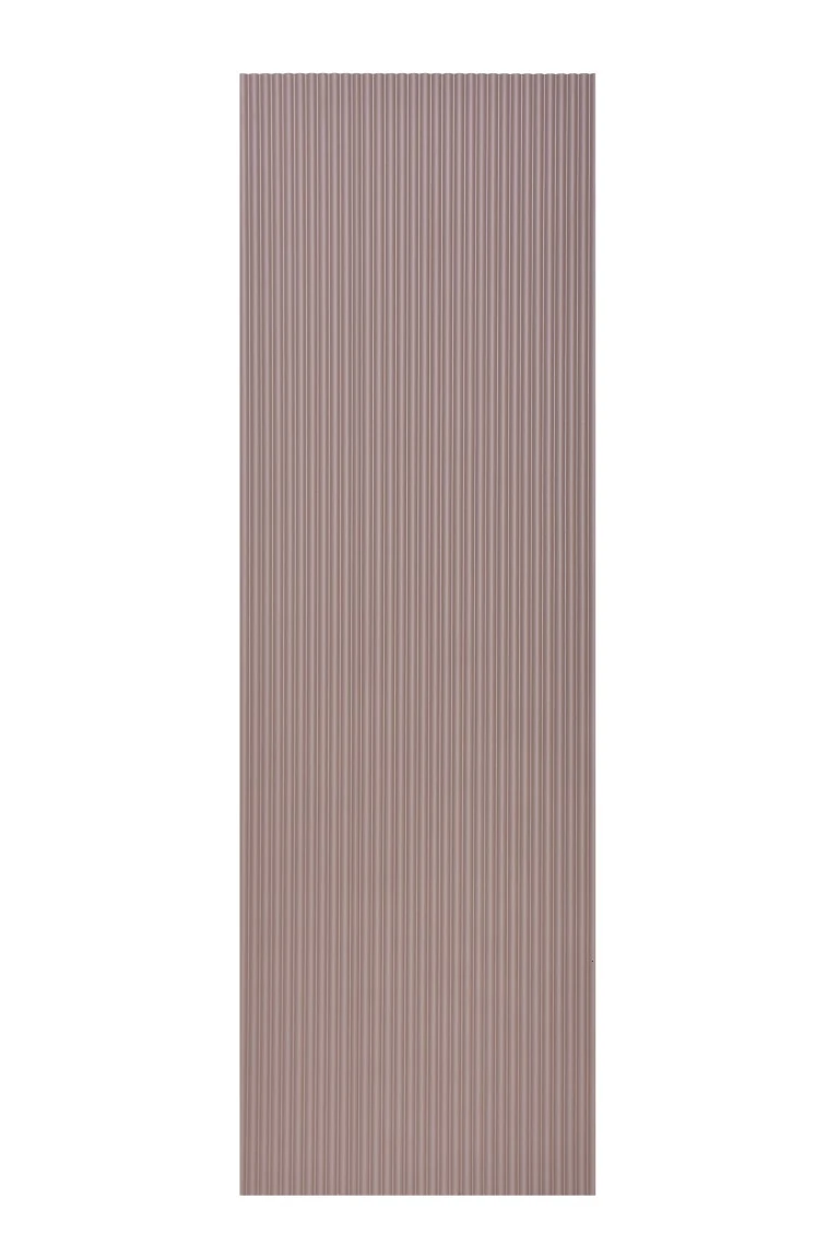 Painel Ripado Canelado-ondulado Cinza 2750 X 445 X 9mm Caixa Com 4 Painéis - 5m2